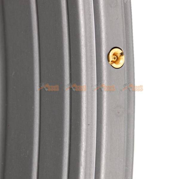 Metal 40 Round Magazine for King Arms / Western Arms / CAA M4 Airsoft GBBR (Black) - Image 4
