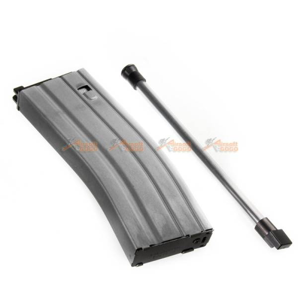 Metal 40 Round Magazine for King Arms / Western Arms / CAA M4 Airsoft GBBR (Black) - Image 2