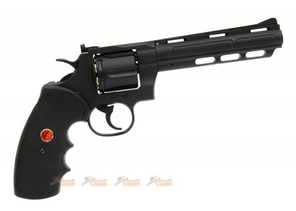 King Arms Python .357 Magnum CO2 Revolver (Black, 6-inch Barrel) - Image 6