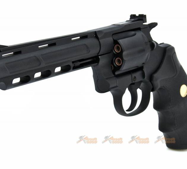 King Arms Python .357 Magnum CO2 Revolver (Black, 6-inch Barrel)