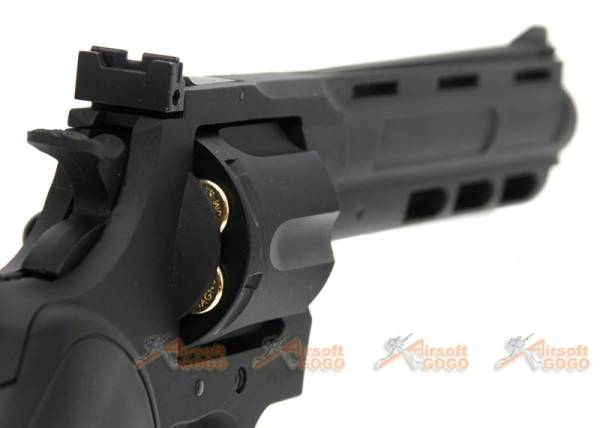King Arms Python .357 Magnum CO2 Revolver (Black, 6-inch Barrel) - Image 8