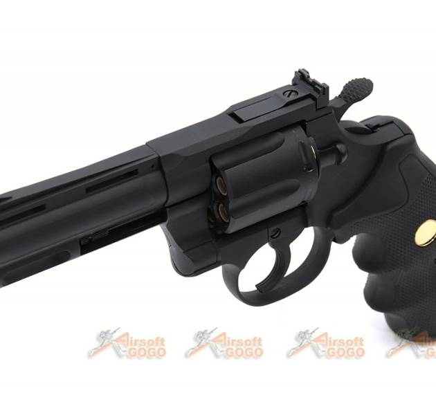 King Arms Python .357 Magnum CO2 Revolver (Black, 4-inch Barrel)