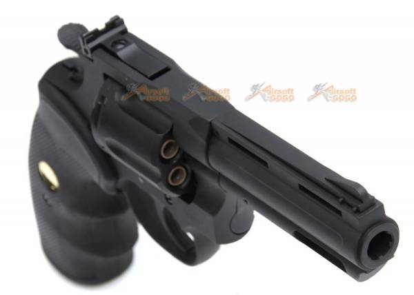King Arms Python .357 Magnum CO2 Revolver (Black, 4-inch Barrel) - Image 4