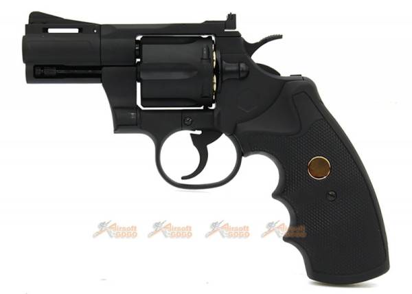 King Arms Python .357 Magnum CO2 Revolver (Black, 2.5-inch Barrel) - Image 2