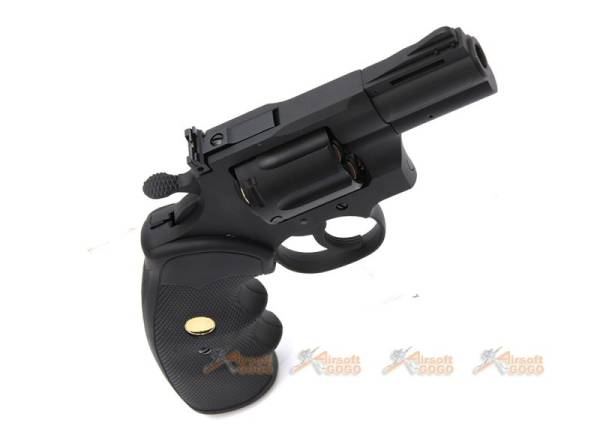King Arms Python .357 Magnum CO2 Revolver (Black, 2.5-inch Barrel) - Image 6