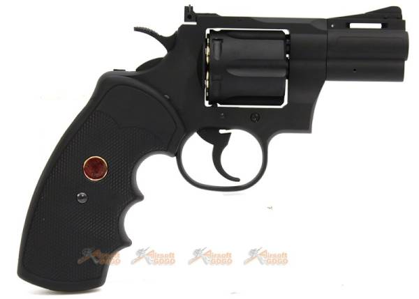 King Arms Python .357 Magnum CO2 Revolver (Black, 2.5-inch Barrel) - Image 4