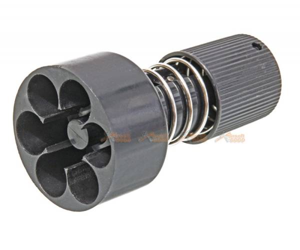 King Arms 6 Rounds Speed Loader For Gas / CO2 Revolver Shells (Black)