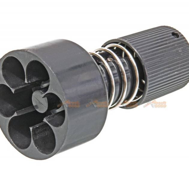 King Arms 6 Rounds Speed Loader For Gas / CO2 Revolver Shells (Black)