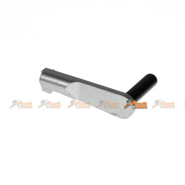 KF Airsoft Steel Slide Stop for Tokyo Marui Hi-Capa 5.1 GBB Series (Silver) - Image 3