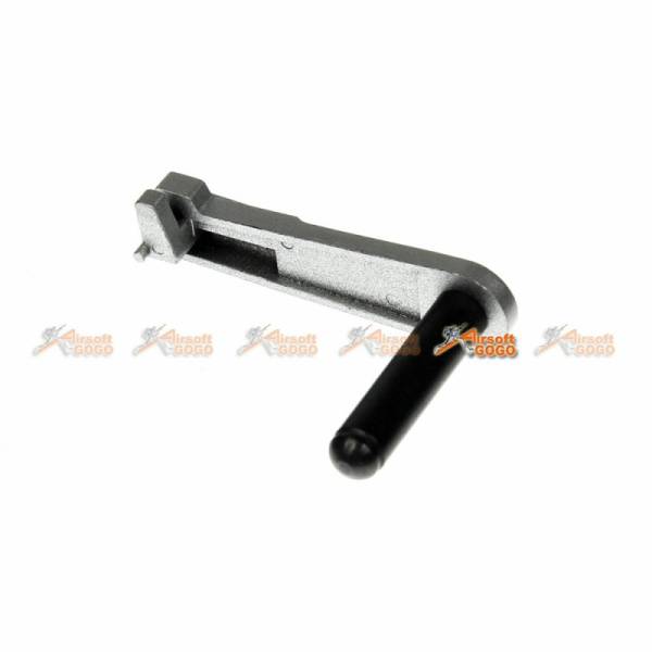 KF Airsoft Steel Slide Stop for Tokyo Marui Hi-Capa 5.1 GBB Series (Silver) - Image 2