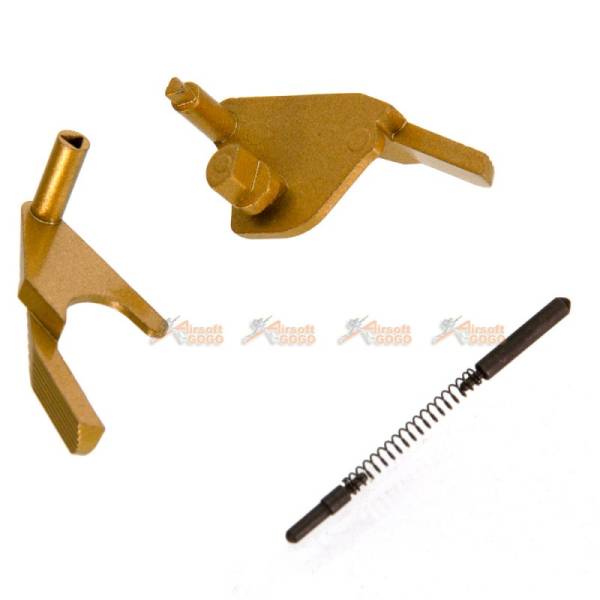 KF Airsoft Thumb Safety Selector for Tokyo Marui, WE Hi-Capa 5.1 GBB (Gold) - Image 2