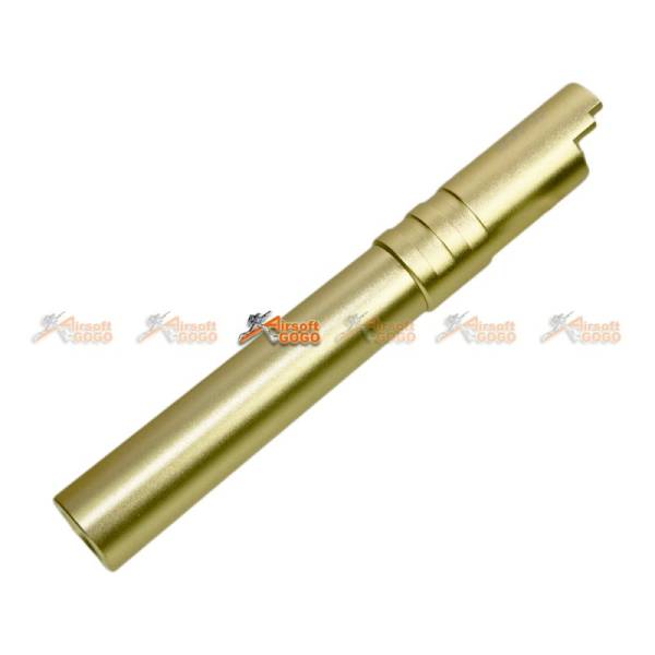 CNC Aluminum Outer Barrel for Marui Hi-Capa 5.1 Airsoft GBB (Gold)