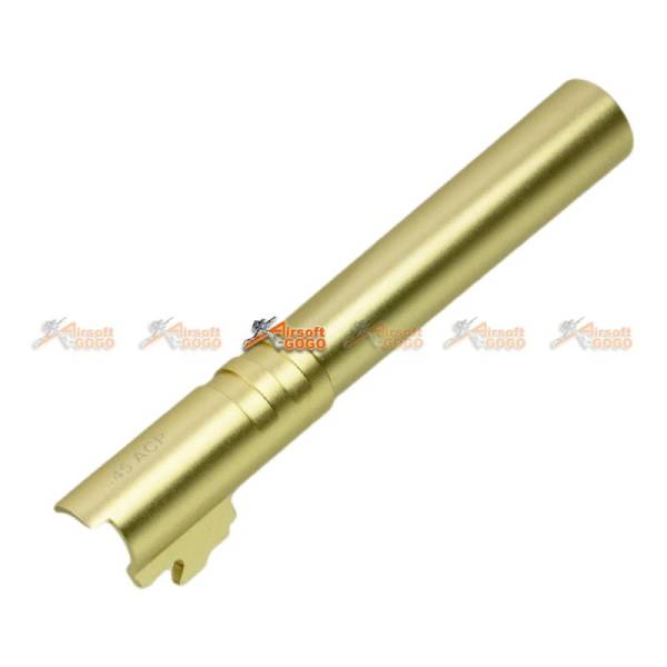 CNC Aluminum Outer Barrel for Marui Hi-Capa 5.1 Airsoft GBB (Gold) - Image 2