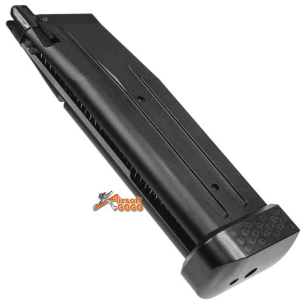 KF Airsoft CNC Aluminum 30rds Magazine for Tokyo Marui Hi-Capa 5.1 GBB (Black)