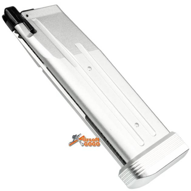 KF Airsoft CNC Aluminum 30rds Magazine for Tokyo Marui Hi-Capa 5.1 GBB (Silver)