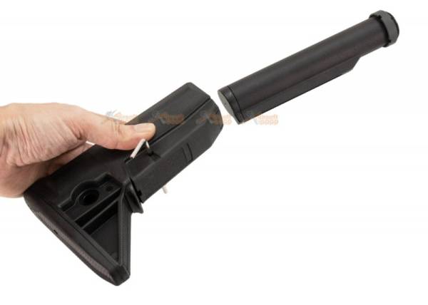 Crane Stock John Wick with 6 Position Stock Tube for M4 Airsoft AEG (Black) - Image 3