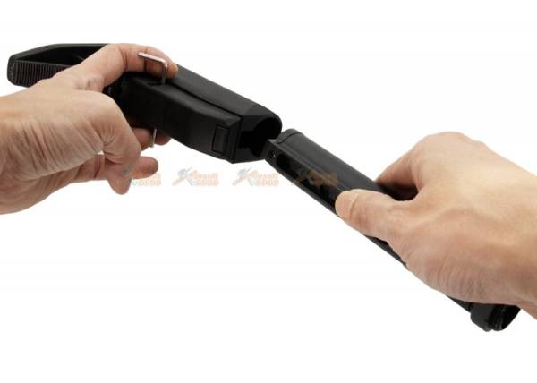 Crane Stock John Wick with 6 Position Stock Tube for M4 Airsoft AEG (Black) - Image 5