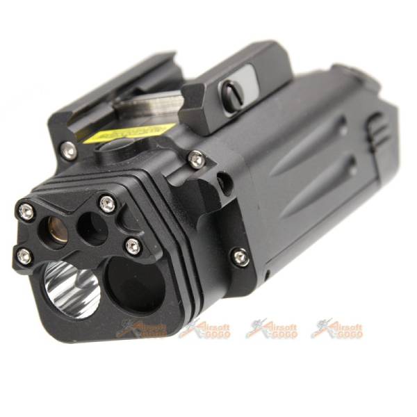Target One CNC Aluminum DBAL-PL Visible IR Laser Flashlight (Black) - Image 2