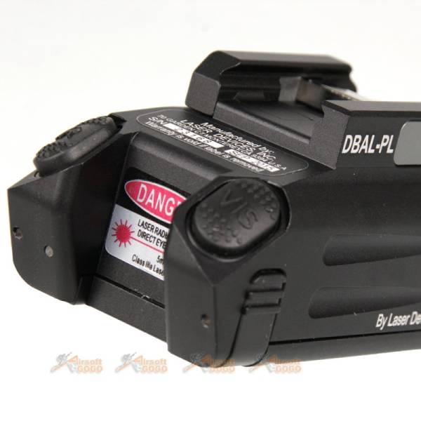 Target One CNC Aluminum DBAL-PL Visible IR Laser Flashlight (Black) - Image 7