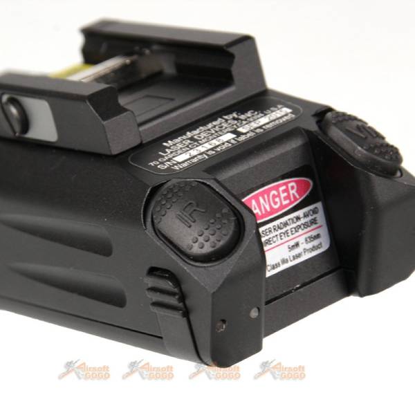 Target One CNC Aluminum DBAL-PL Visible IR Laser Flashlight (Black) - Image 6