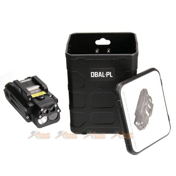 Target One CNC Aluminum DBAL-PL Visible IR Laser Flashlight (Black) - Image 3