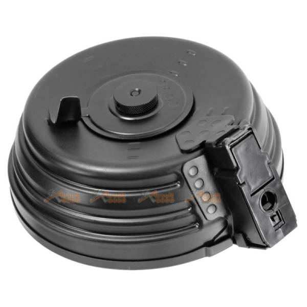 LCT RPK Electric Winding 2000rds Drum Magazine for LCT LCK Series Airsoft AEG (Black) - Image 2