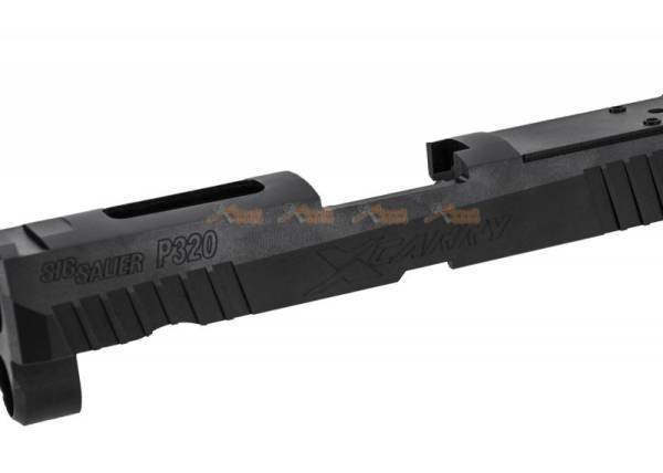 Mafio Airsoft SIG X-CARRY Stainless Steel Slide Kit for VFC/ SIG AIR M18 GBB -Black - Image 2