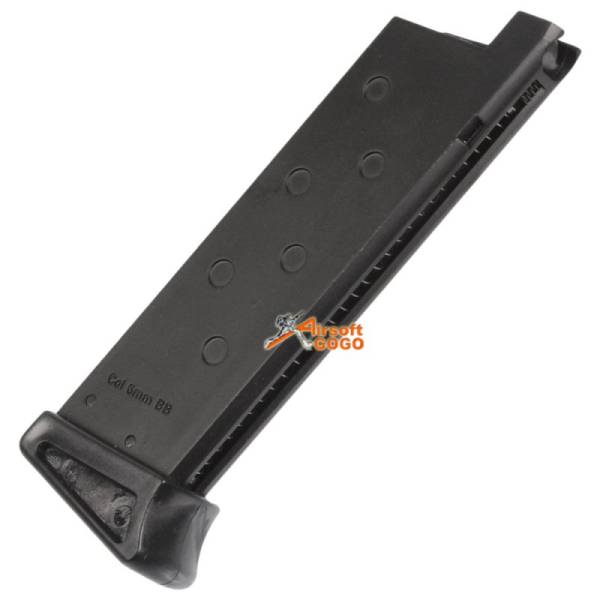 Airsoft GBB Pistol PPK/S 23rds mag ( BK )
