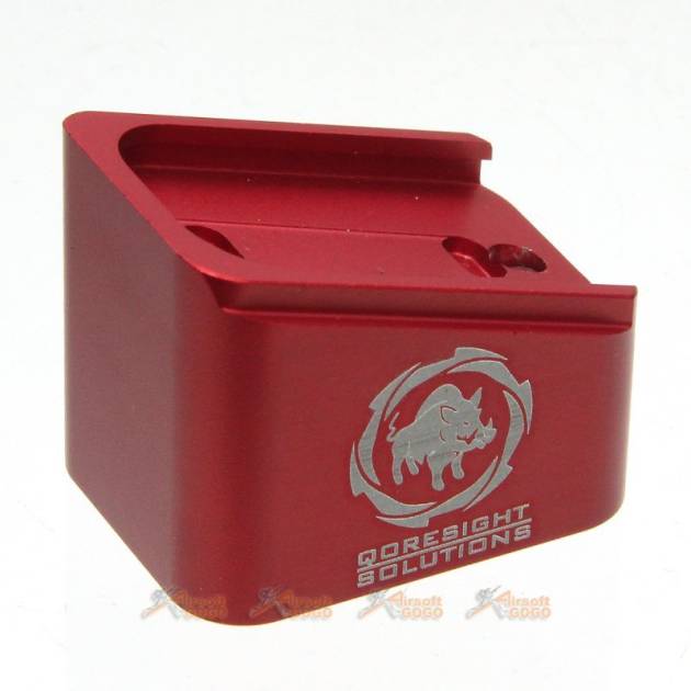 BELL G17 GBB Magazine Base (T.M Type) (Red) type2