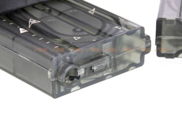 ARES 140rds M16 Mid-Cap Magazine for M4 / M16 AEG (5PCS / BOX) - Transparent - Image 2