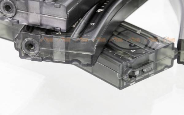 ARES 140rds M16 Mid-Cap Magazine for M4 / M16 AEG (5PCS / BOX) - Transparent - Image 5