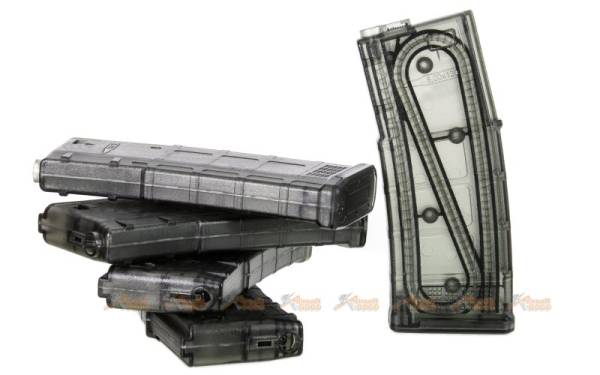 ARES 130rds M4 AMAG Magazine for M4/ M16 AEG (5PCS / BOX) - Transparent - Image 3