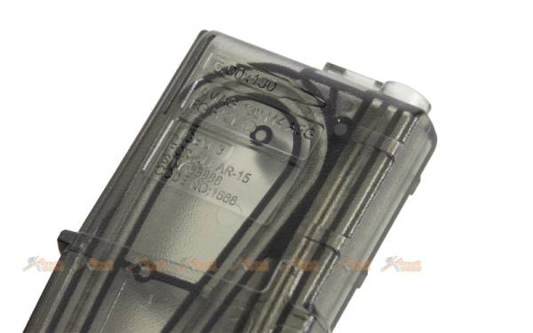 ARES 130rds M4 AMAG Magazine for M4/ M16 AEG (5PCS / BOX) - Transparent - Image 5