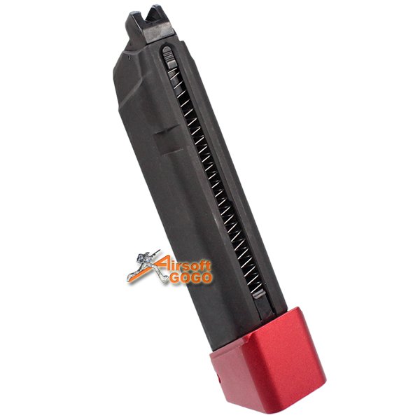 BELL G17 GBB Pistol 23 Rounds Magazine (T.M Type) Red