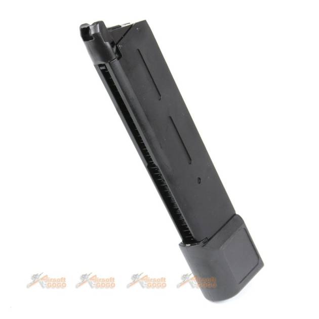 40rds Gas Magazine for Army R27(MEU) R28 R29 (M1911) GBB (Black) and Marui M1911