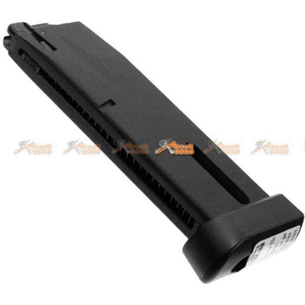 KJ WORKS 25rds CO2 Magazine for KJW M9 GBB Series (Black) - Image 3