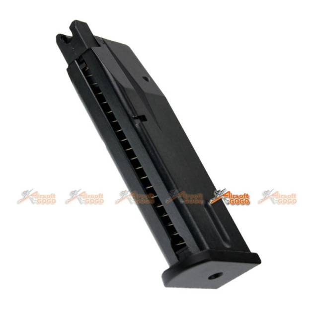WE 15rds Gas Magazine For WE M84 CHEETAH Series GBB (Black)