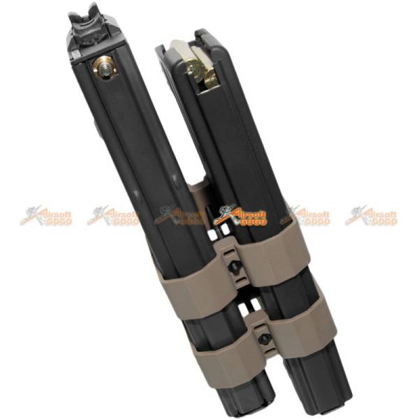 80rd Metal Double Magazine for WE M4 Airsoft GBBR (Black) - Image 4