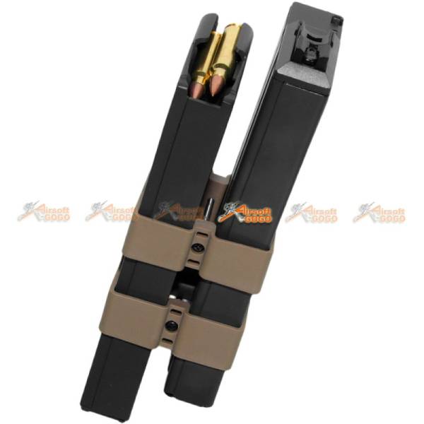 80rd Metal Double Magazine for WE M4 Airsoft GBBR (Black) - Image 5