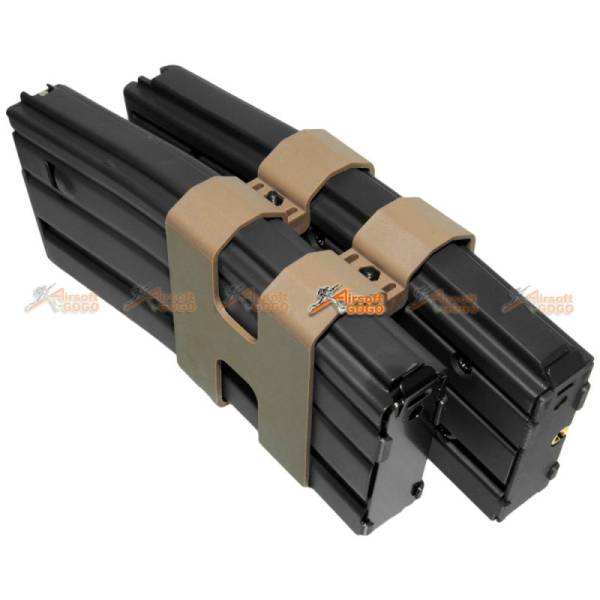 80rd Metal Double Magazine for WE M4 Airsoft GBBR (Black) - Image 3