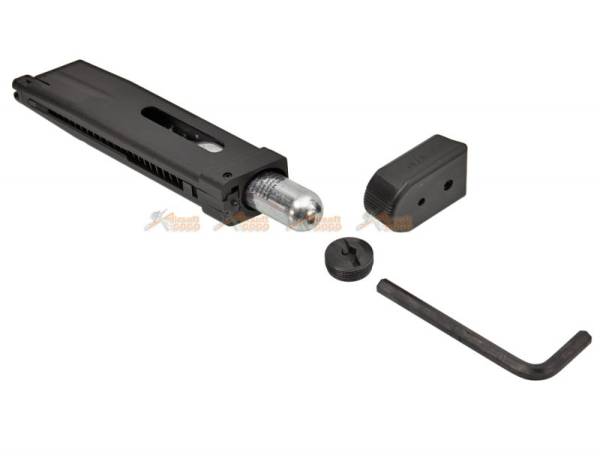 KJ Works CZ Shadow 2 26rds CO2 Metal Magazine (Black) - Image 2