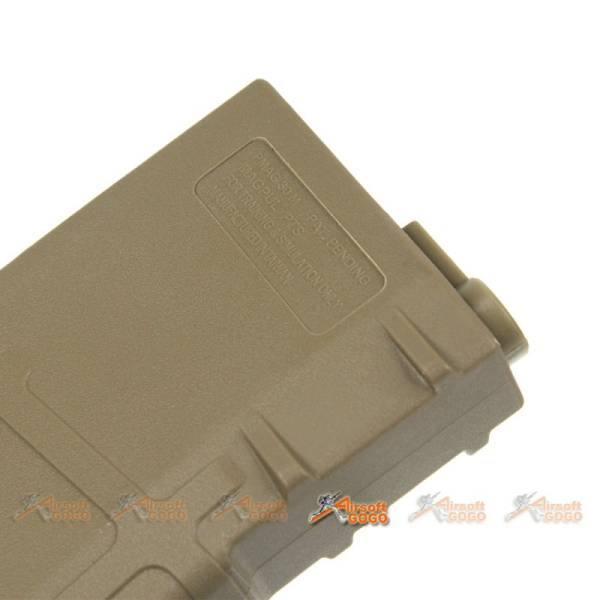 MAGPUL PTS MAG Gen 2 M2 350rd Hi-Cap Magazine for Marui Standard M4/M16 AEG (Dark Earth) - Image 4