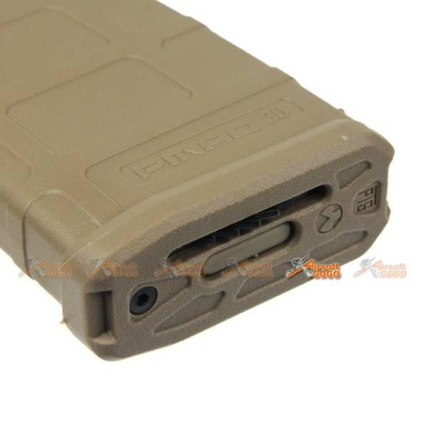 MAGPUL PTS MAG Gen 2 M2 350rd Hi-Cap Magazine for Marui Standard M4/M16 AEG (Dark Earth) - Image 2