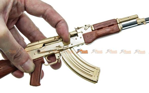 11.4" Toy 1:3.5 Scale Figure Metal Model AK74 for Display - Image 5