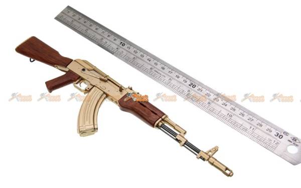 11.4" Toy 1:3.5 Scale Figure Metal Model AK74 for Display - Image 3