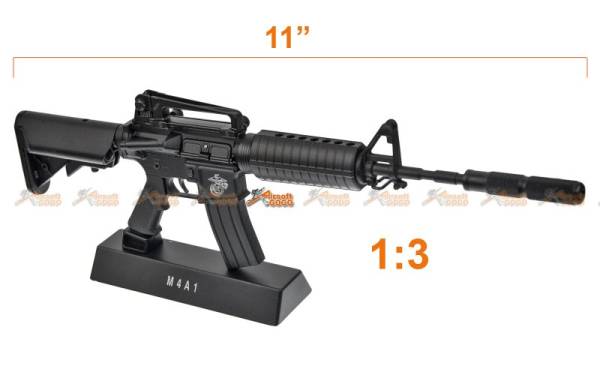 11" Toy 1:3 Scale Figure Metal Model M4A1 Carbine for Display