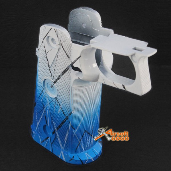 MIC Custom Frame Grip for Marui WE Hi-CAPA GBB  (Blue mix Pearl)