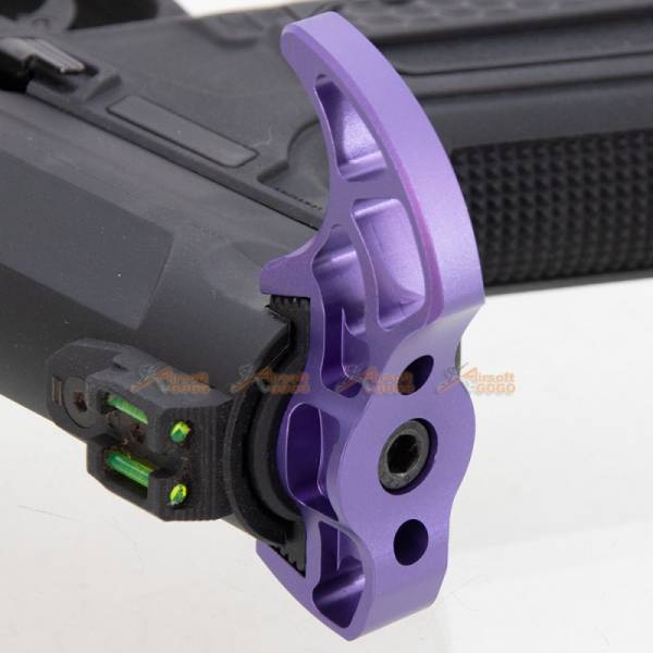 Narcos Airsoft Charging Handle for Action Army AAP01 GBB - Purple - Image 2