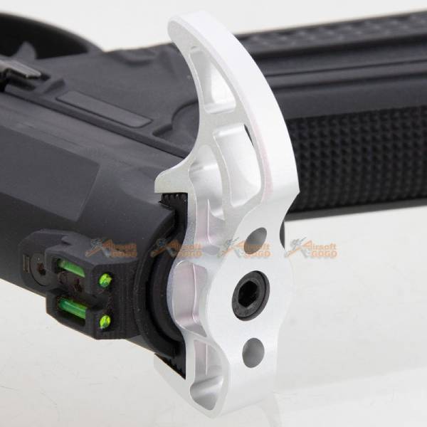 Narcos Airsoft Charging Handle for Action Army AAP01 GBB -Silver - Image 2