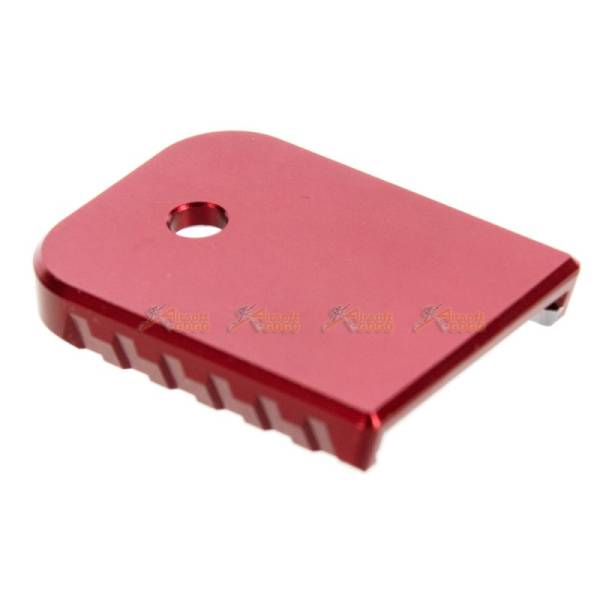MITA Aluminium Magazine Base for Umarex / VFC G Series GBB (Red, Thin Type) - Image 3